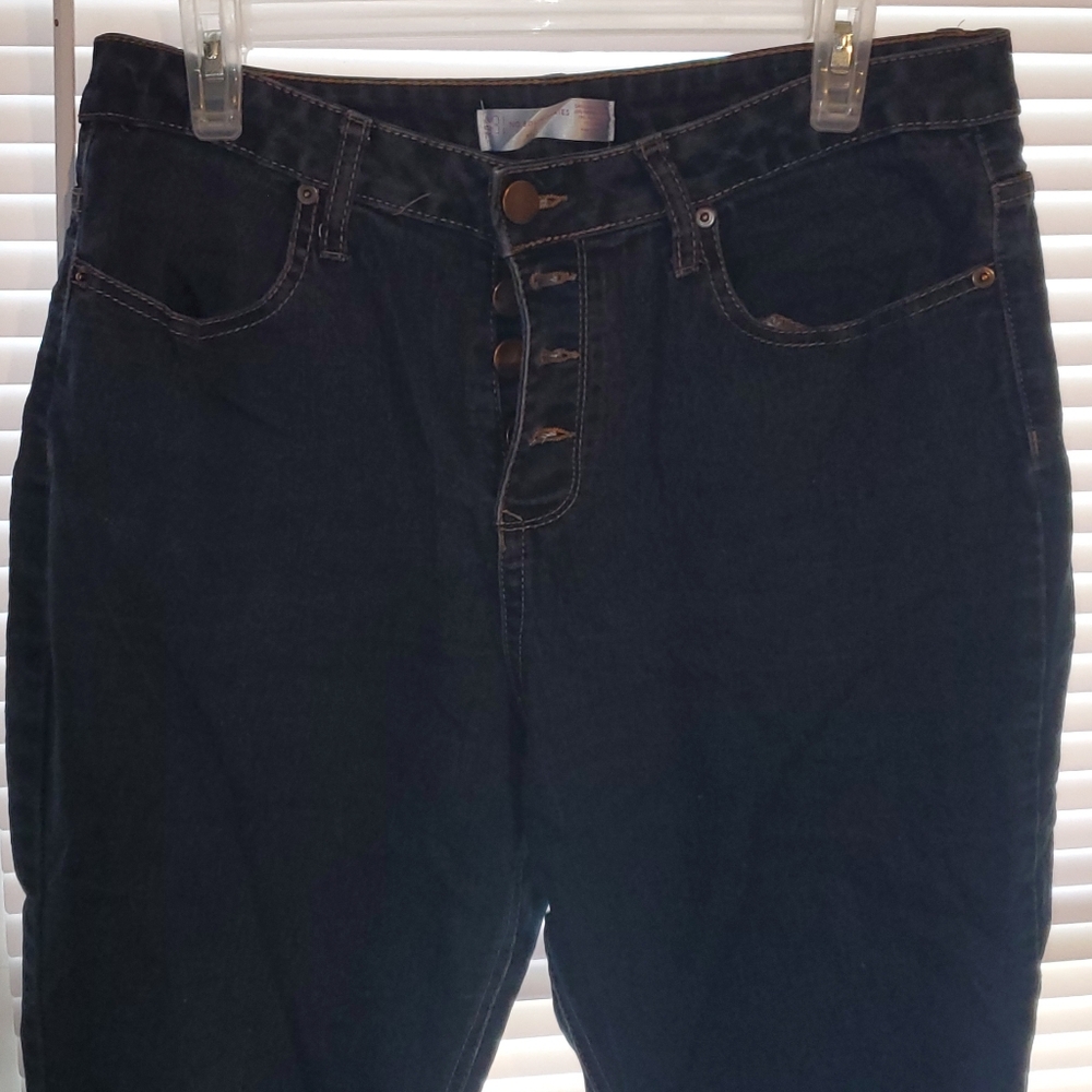 No Boundaries Dark Blue Skinny Jeans Classic Style